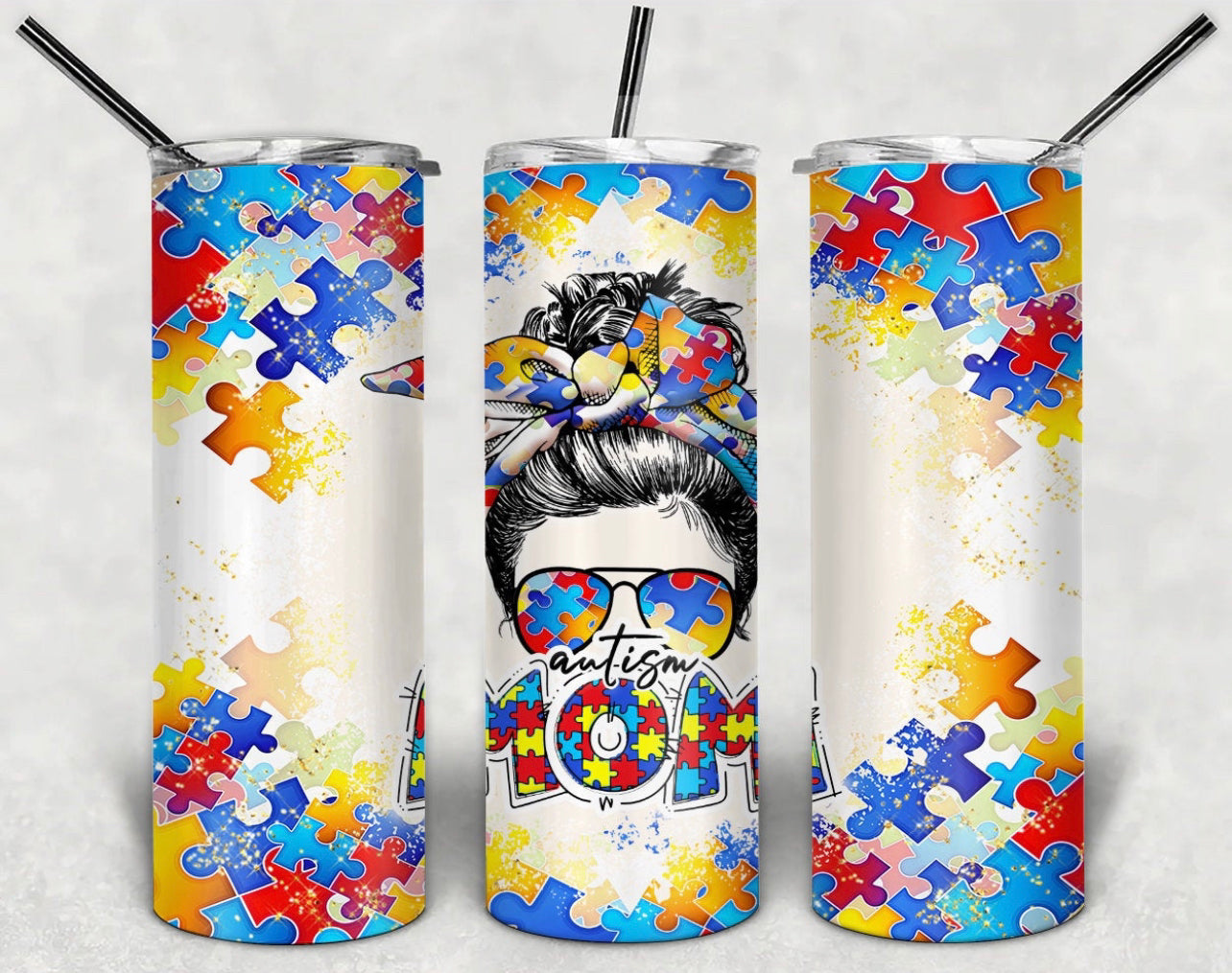 Autism Mom Tumbler