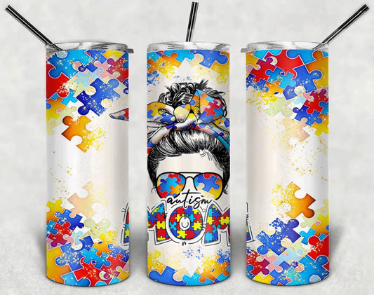 Autism Mom Tumbler