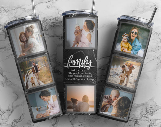 Family Photo Tumbler