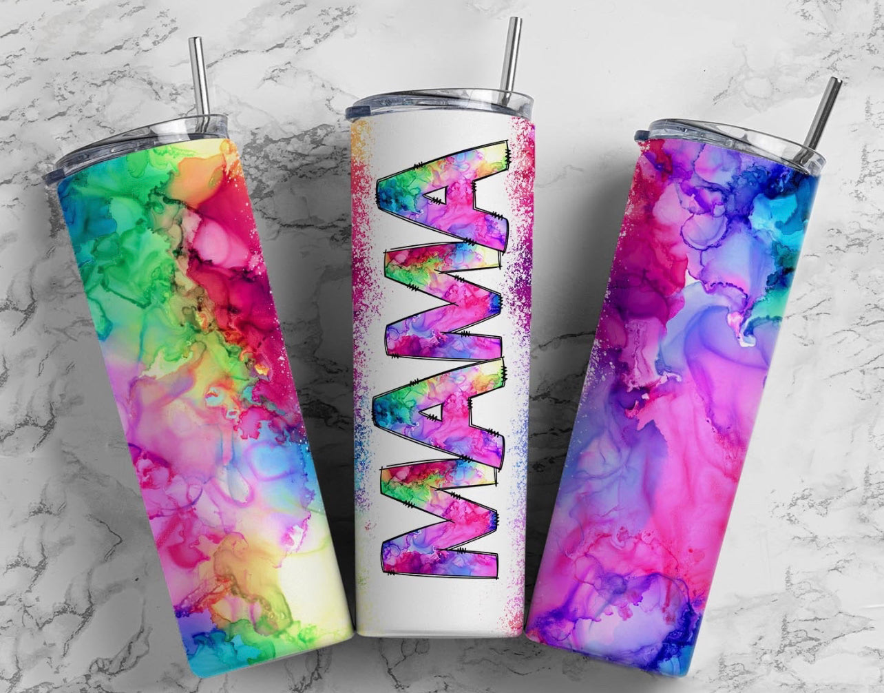 Mama Watercolor Tumbler