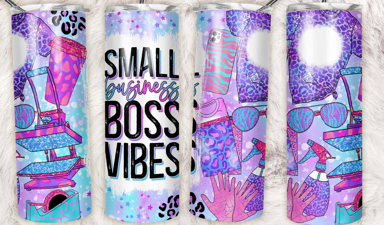 Small Business Boss Vibes Tumbler